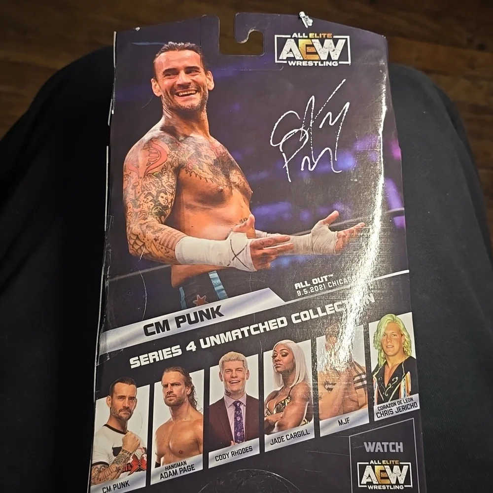 AEW CM Punk Action Figure Unmatched Collection - Picture 4 of 4